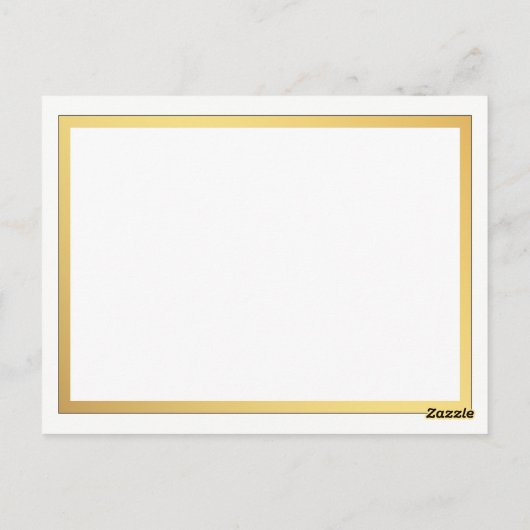 Elegante Script-Schnörkel Hochzeitdetails Postkarte (Rückseite)