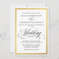 Elegante Script-Schnörkel Hochzeitsfeiern