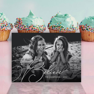 Elegante Script Schriftart Typografie Glaube Urlau Folieneinladung