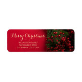 Elegante Script Typografie Business Holiday Red (Vorne)