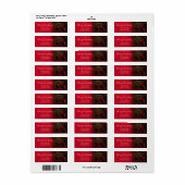 Elegante Script Typografie Business Holiday Red (Vorne)