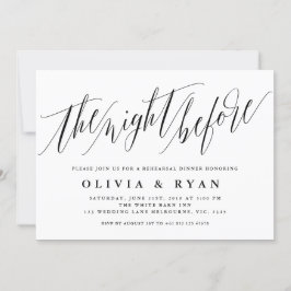 Elegante Script Typografie Einladung