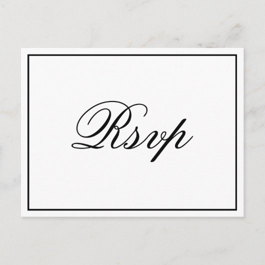 Elegante Script-UAWG Postcard Postkarte (Vorderseite)