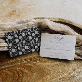 Elegante Script Wedding RSVP Card Karte