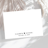 Elegante Script Wedding RSVP Karte