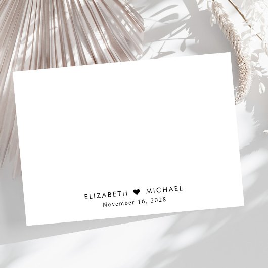 Elegante Script Wedding RSVP Karte