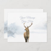 Elegante Script Weihnachts-Weihnachtsfeiertage Win Postkarte (Vorne/Hinten)