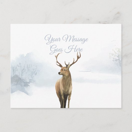 Elegante Script Weihnachts-Weihnachtsfeiertage Win Postkarte (Vorderseite)