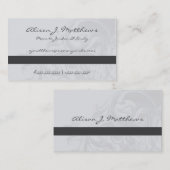 Elegante Scroll Mommy Cards Telefonnummerkarte (Vorne/Hinten)