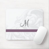 Elegante Scroll Monogram Mousepads (Mit Mouse)