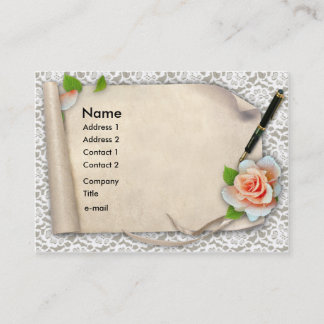 Elegante Scroll Visitenkarte