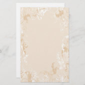 Elegante Scrolls Stationery Briefpapier (Vorne/Hinten)