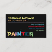 Elegante sechseckige Regenbogenfarben Visitenkarte (Rückseite)