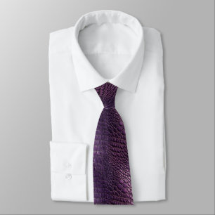Elegante Secret-Santa-Geschenke Krokodilleder Krawatte