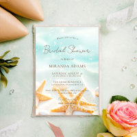 Elegante Seesterne-Schale Ozean-Strand Brautparty-