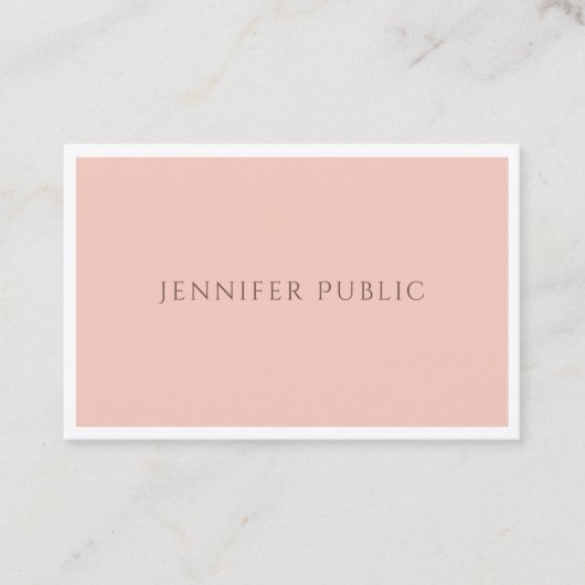 Elegante Seide Moderne Berufliche Eleganz Luxe Visitenkarte (Vorderseite)