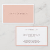 Elegante Seide Moderner Beruflicher kreativer Luxu Visitenkarte (Vorne/Hinten)