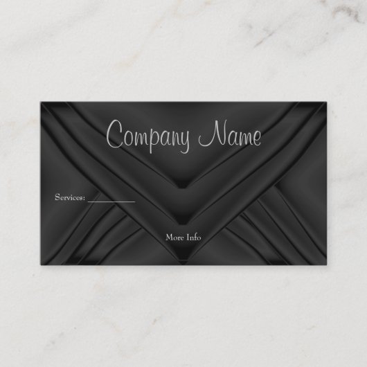 Elegante Seidenraupenfirma Visitenkarte (Vorderseite)