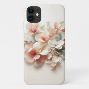 Elegante Seidige Geschichtete Florale Abstraktion  Case-Mate iPhone Hülle