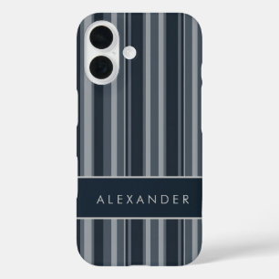 Elegante senkrechte Streifen iPhone 16 Hülle