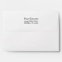 Elegante Serif-12x18-Einladung