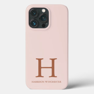 Elegante Serifenbezeichnung Monogramm schlichter R Case-Mate iPhone Hülle