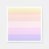 Elegante Servietten mit Regenbogen (Vorderseite)