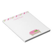 Elegante Settee Sofa Personalisiert Notepad Notizblock (angewinkelt)