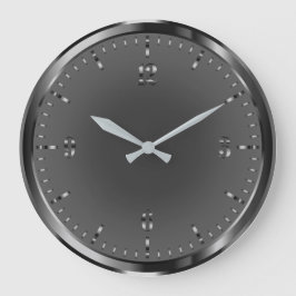 Elegante Shiny Black Acrylic Wall Clock Große Wanduhr