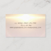 Elegante Shiny Diamonds Glittery Lips Drops Visitenkarte (Rückseite)