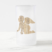 Elegante Shiny Golden Angel Himmlisch White