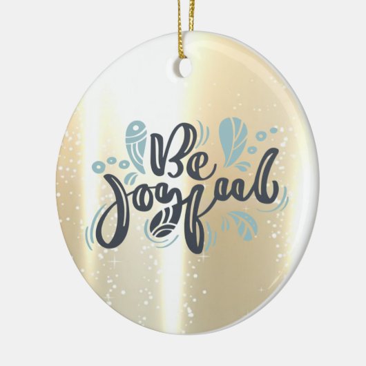 Elegante Shiny,Imitate Gold,Sei fröhlich Keramik Ornament (Links)