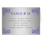 Elegante SILBERNE BLAUE (Vorderseite (Horizontal))