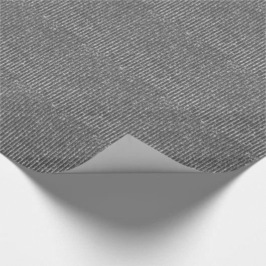 Elegante silberne Vertikale Geschenkpapier (Ecke)