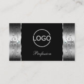 Elegante Silberschmuck mit Logo Visitenkarte (Vorderseite)