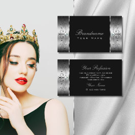 Elegante Silberschmuck Visitenkarte