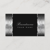 Elegante Silberschmuck Visitenkarte (Vorderseite)