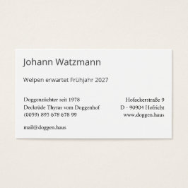 Elegante silhouet van een Deense dog