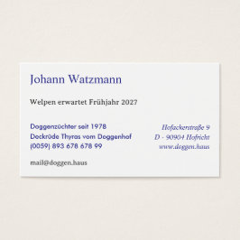 Elegante silhouet van een Deense dog