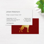 Elegante Silhouette einer Deutschen Dogge (Schreibtisch)