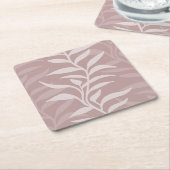 Elegante Silhouette in Flow XL Weißer Antiker Pins Rechteckiger Pappuntersetzer (angewinkelt)