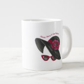 Elegante Silhouette Jumbo-Tasse (Vorderseite Rechts)