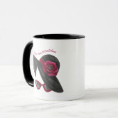 Elegante Silhouette Tasse (Vorderseite Links)