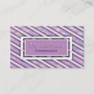 Elegante Silk Band-Webart Visitenkarte