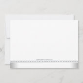 Elegante Silver and Blue Twin Boy Baby Shower Einladung (Rückseite)