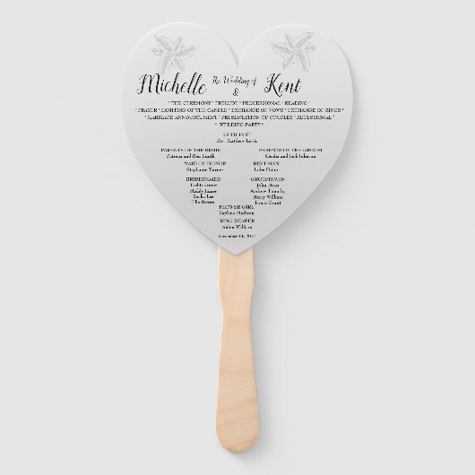 Elegante Silver Blätter Wedding Menu Fans Fächer (Vorderseite)