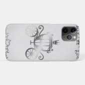 Elegante Silver Carriage Storybook White Princess Case-Mate iPhone Hülle (Rückseite (Horizontal))