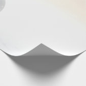 Elegante Silver Christmas Balls Branches Holiday Geschenkpapier (Ecke)