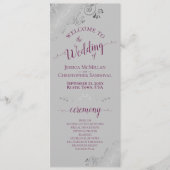 Elegante Silver Curls Cassis Lila auf der grauen H Programm (Vorderseite)