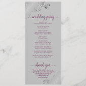 Elegante Silver Curls Cassis Lila auf der grauen H Programm (Rückseite)